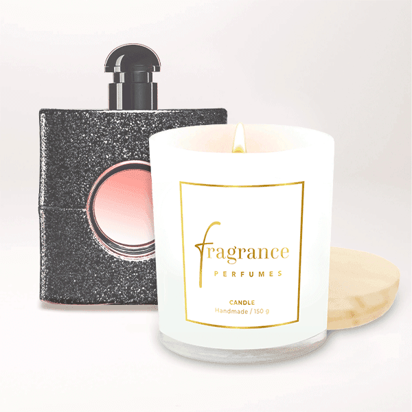 Inspiracija YSL Black Opium - mirisna svijeća